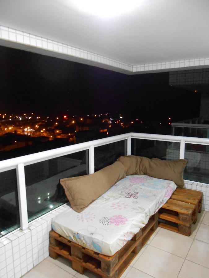 Apto Varanda Gourmet Frente Ao Mar Praia Grande (Santos) Exterior foto